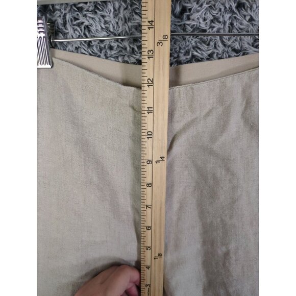 J. JILL LOVE LINEN Pull-On Pants SZ XL TALL Beige Coastal Grandma‎ Beach Lagen - Picture 4 of 8